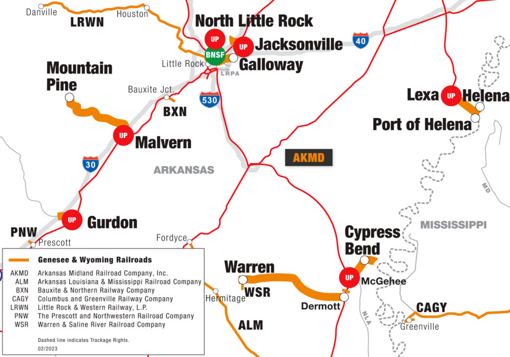 Arkansas Midland Railroad A Genesee & Wyoming Company