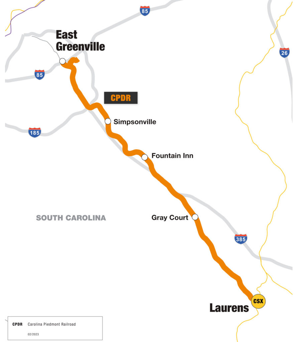 CPDR railroad route map diagram 