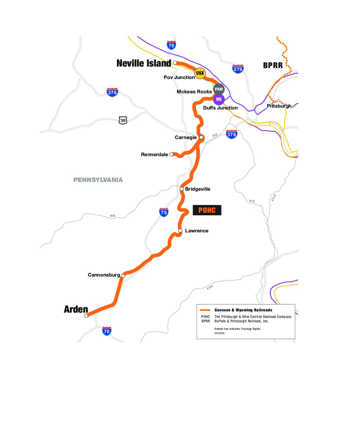 Ohio Central Railroad Map Pittsburgh & Ohio Central Railroad – A Genesee & Wyoming Company Ohio Central Railroad Map Pittsburgh & Ohio Central Railroad – A Genesee & Wyoming Company