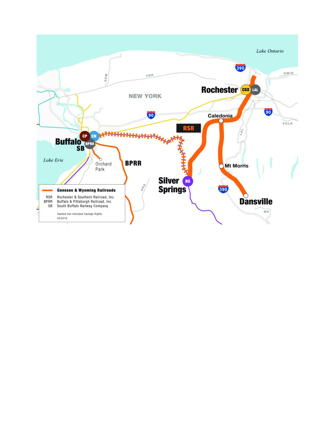 Genesee Wyoming Railroad Map Rochester & Southern Railroad – A Genesee & Wyoming Company
