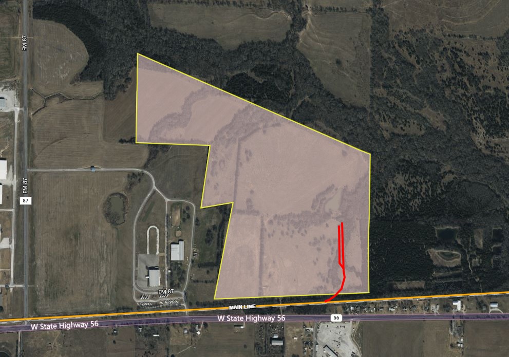 Bonham Industrial Park Aerial